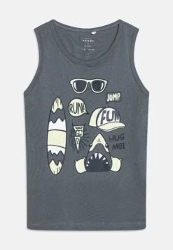 NAME IT Nmmvagno 2 Pack - Top - Lime Cream/Stormy Weather -Name It b01b372def8748e6b44ed342dbd40bba