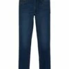 NAME IT Jeans Skinny Fit - Dark Blue Denim