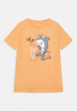 NAME IT Nmmfritz- T-Shirt Print - Salmon Buff