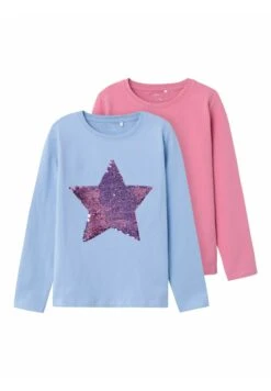 NAME IT 2Er Pack - Longsleeve - Serenity