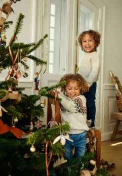 NAME IT Langarm - Trui - White Alyssum