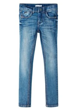 NAME IT Straight Leg Jeans - Medium Blue Denim -Name It b791b974b90d4913b639510d441b2c88