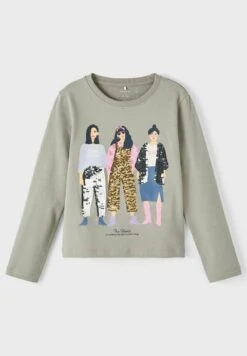 NAME IT Mi Regular Fit - Longsleeve - Dried Sage -Name It b85efbb2f5424685bf06a1cac2f308d2