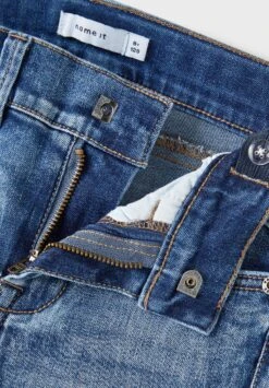 NAME IT Straight Leg Jeans - Medium Blue Denim -Name It b91f178e30514ecf8632d8add7ad296a