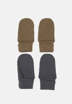 NAME IT Nmmwillit 2 Pack Mittens Unisex - Wanten - Stone Gray/Turbulence