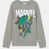 NAME IT Nkmnoise Marvel - Sweater - Grey Melange -Name It b9f69ce6518e443eb363904249b0620e