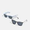 NAME IT Nmmfabiano Sunglasses Unisex 2 Pack - Zonnebril - Four Leaf Clover/Surf The Web