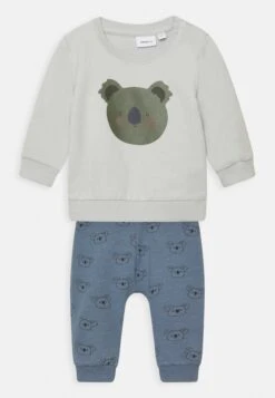 NAME IT Nbmkim Unisex Set - Sweater - Pearl Blue