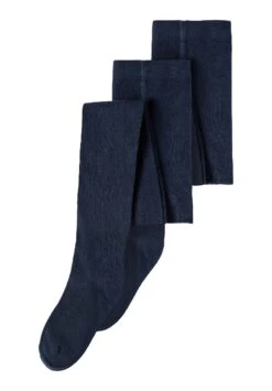 NAME IT Nknpantyhose Solid Unisex 2 Pack - Panty - Dark Blue