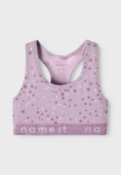 NAME IT Nkfshort Winsome Flower 2 Pack - Bustier - Purple -Name It bf4c4b3dad50491292529fceded4606b