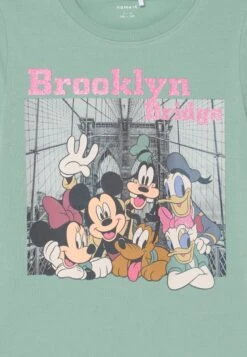 NAME IT Nkfjama Top Disney Mickey Mouse - T-Shirt Print - Blue Surf -Name It c1e305ae2f524e3e8192ccd05dd405e8