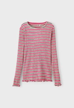 NAME IT Mit Langen Ärmeln Geripptes - Longsleeve - Pink Yarrow -Name It c8a106685b104b4aa34c0ad8fedc045e