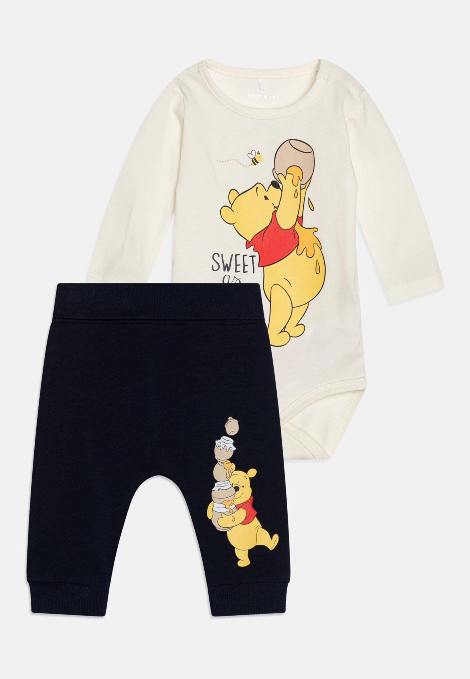 NAME IT Nbnjood Winniethepooh Unisex Set - Broek - White Alyssum 3 NAME IT Nbnjood Winniethepooh Unisex Set - Broek - White Alyssum