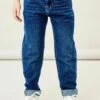 NAME IT Baggy Fit- Relaxed Fit Jeans - Medium Blue Denim