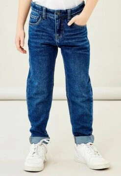 NAME IT Baggy Fit- Relaxed Fit Jeans - Medium Blue Denim