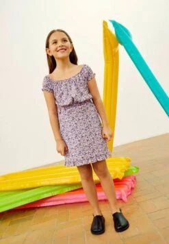 NAME IT Print - A-Lijn Rok - Orchid Bloom