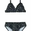 NAME IT Print Triangel - Bikini - Dark Sapphire