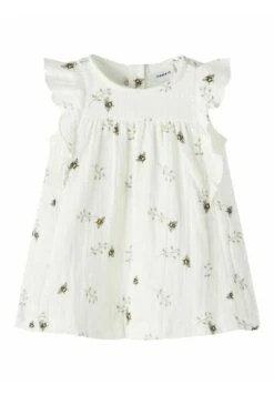 NAME IT Print - Jurk - Bright White -Name It d10f216702b64e26af9f23682d98af0e