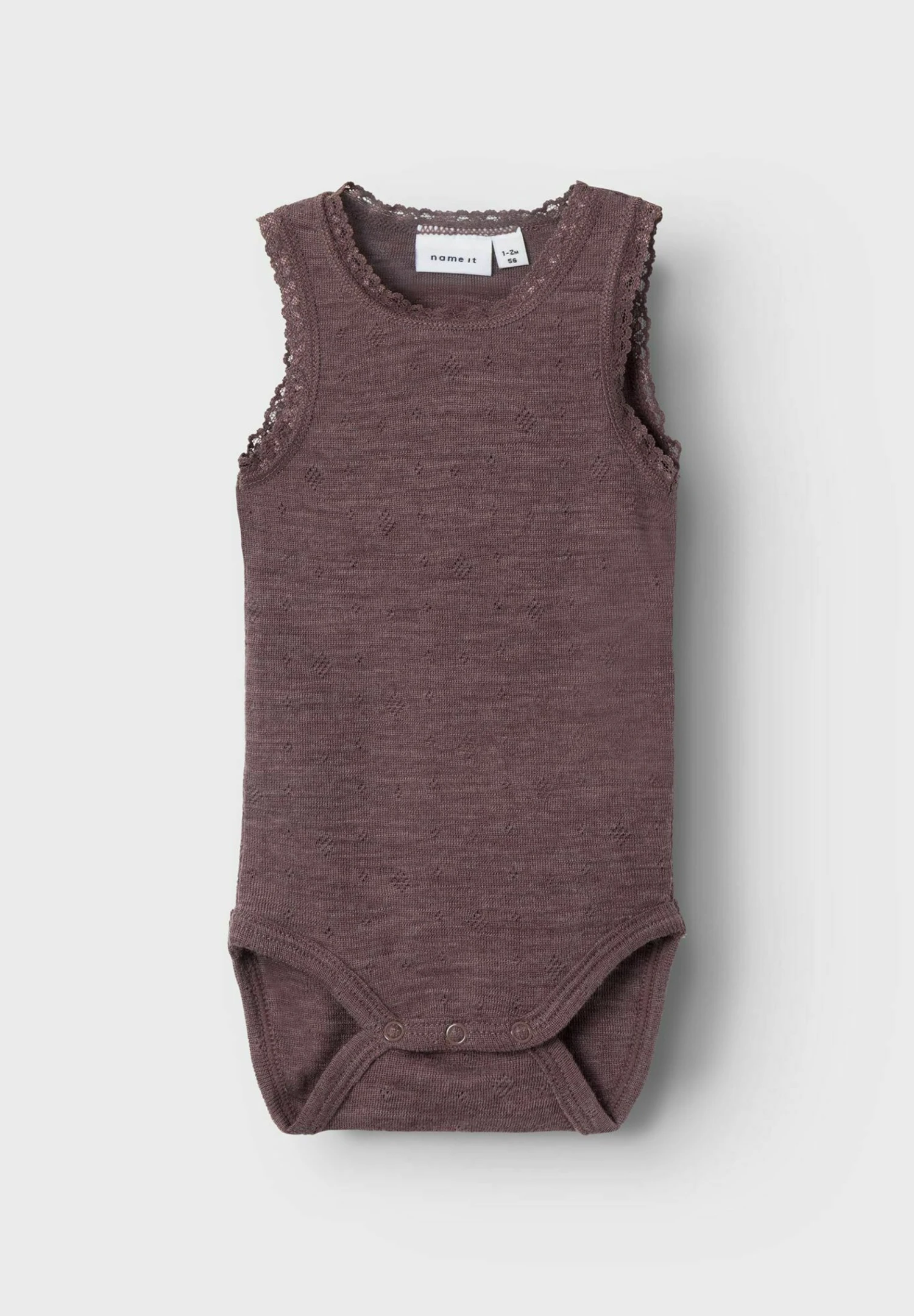 NAME IT Nbfwang Needle Tank - Body - Peppercorn 6 NAME IT Nbfwang Needle Tank - Body - Peppercorn - Afbeelding 4