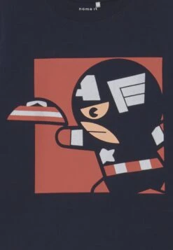 NAME IT Nmmatlas Marvel Unisex - Longsleeve - Dark Sapphire -Name It d8e1aa8649c74a168faf9f3ff824d356