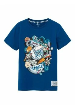 NAME IT Regular Fit - T-Shirt Print - True Blue