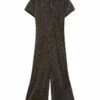 NAME IT Glitzer - Jumpsuit - Copper Colour
