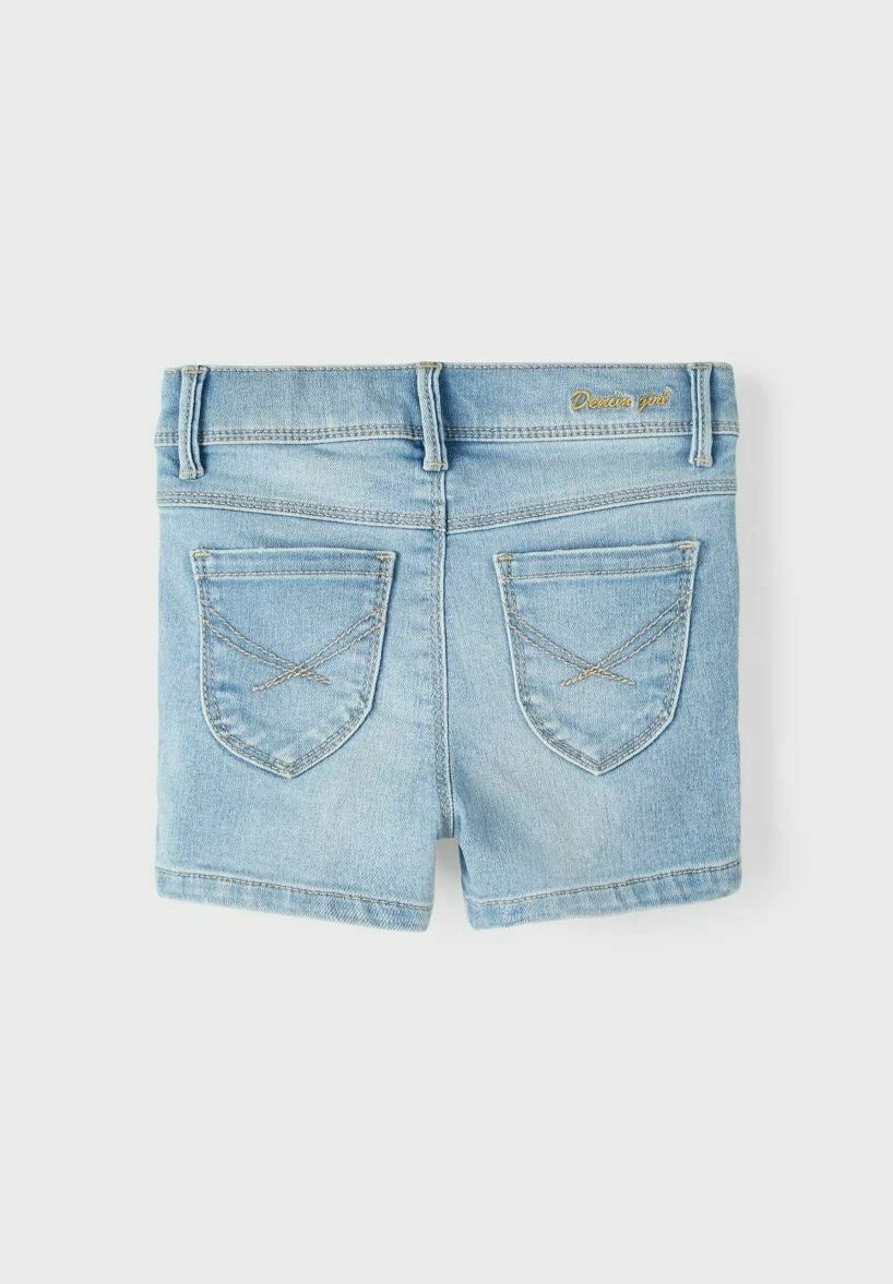 NAME IT Nmfsalli- Jeansshort - Light Blue Denim 4 NAME IT Nmfsalli- Jeansshort - Light Blue Denim - Afbeelding 2
