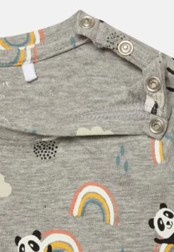 NAME IT Nbnmapanda Unisex 3 Pack - Body - Grey Melange -Name It e142df8f854341008d17d19f69c772a7