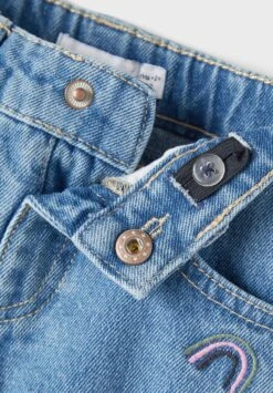 NAME IT Nmfbella Mom- Slim Fit Jeans - Blue -Name It e28a02dd95944ada93fd1a3550f35ae8