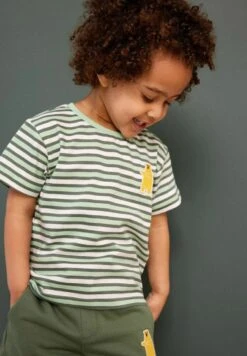 NAME IT Streifen - T-Shirt Print - Hemlock