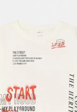 NAME IT Nkmtemo Loose - Longsleeve - White Alyssum -Name It e3e8467f28af40f08beeedd3341fe48c