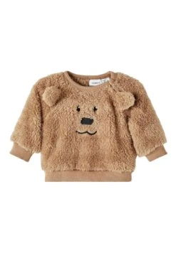 NAME IT Regular Fit - Fleece Trui - Affogat