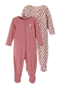 NAME IT Nbfnightsuit 2 Pack - Kruippakje - Deco Rose