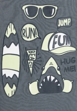 NAME IT Nmmvagno 2 Pack - Top - Lime Cream/Stormy Weather -Name It ed909d1cdae84af7828de98afaa8251d