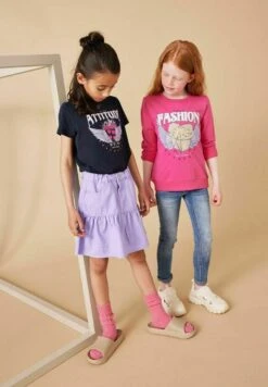 NAME IT Rock Twill - A-Lijn Rok - Sand Verbena