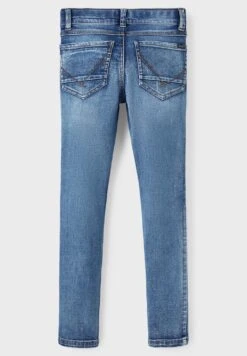 NAME IT Straight Leg Jeans - Medium Blue Denim -Name It f63bf2bd86584f15a6ad37f530a3dad5