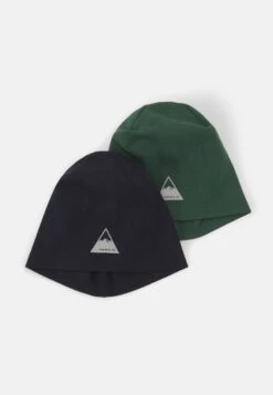 NAME IT Ref Hat Unisex 2 Pack - Muts - Dark Sapphire/Trekking Green